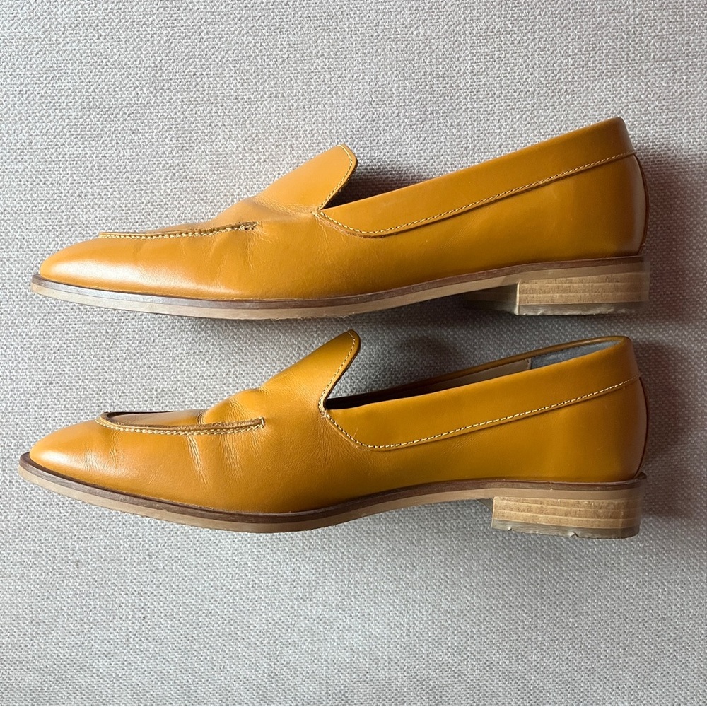 Everlane Modern Loafer Size 8, 8.5 Mustard Yellow (fit narrow) - Picture 4 of 10